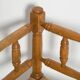 Provincial French corner chair, handmade in wood and straw, 1940s.