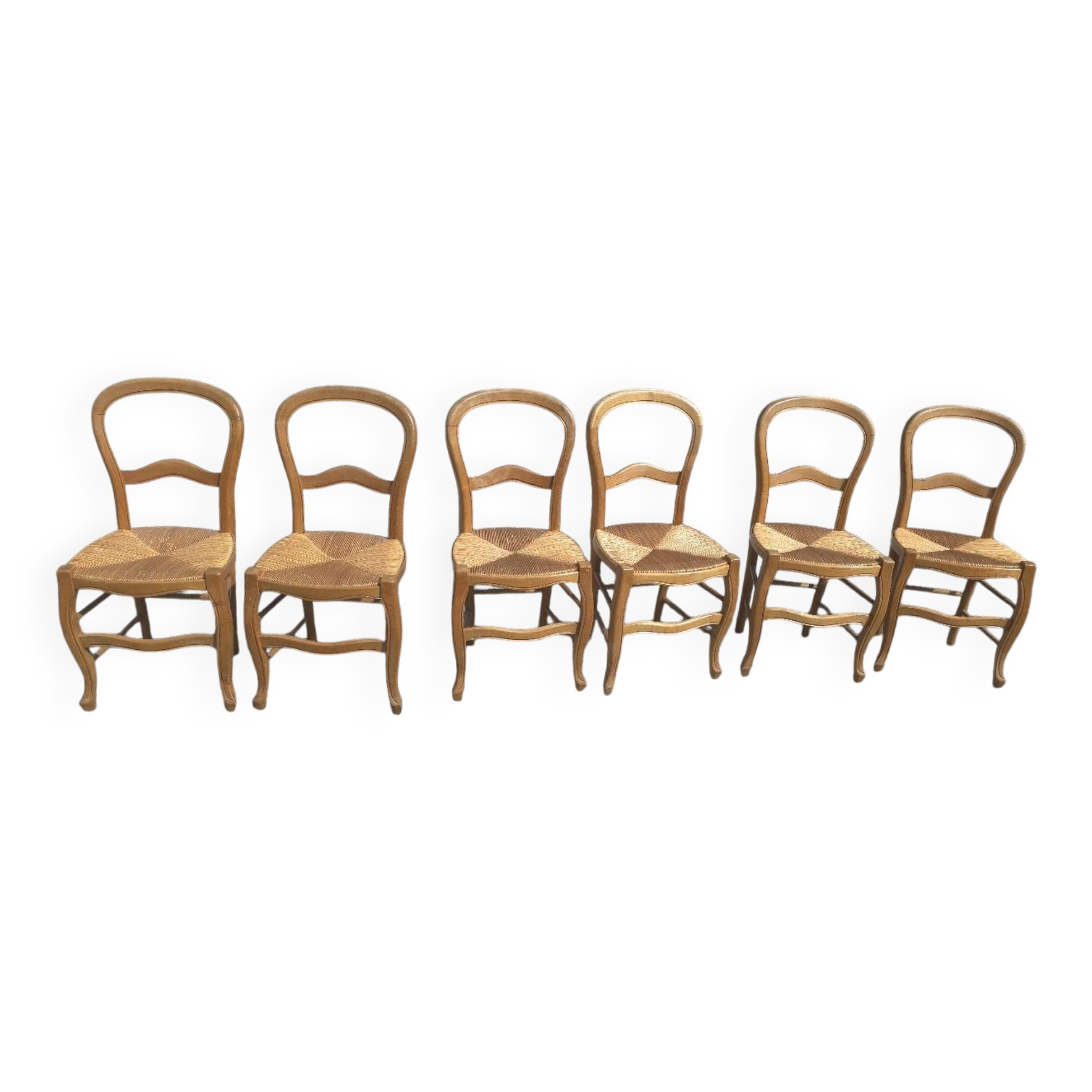 6 cherry wood chairs