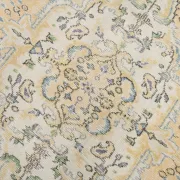 5x9 Vintage Persian Pale Yellow Rug, Rugs For Living  Room Carpet, 169x271