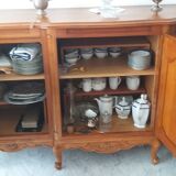Varnish cherry varnished buffet