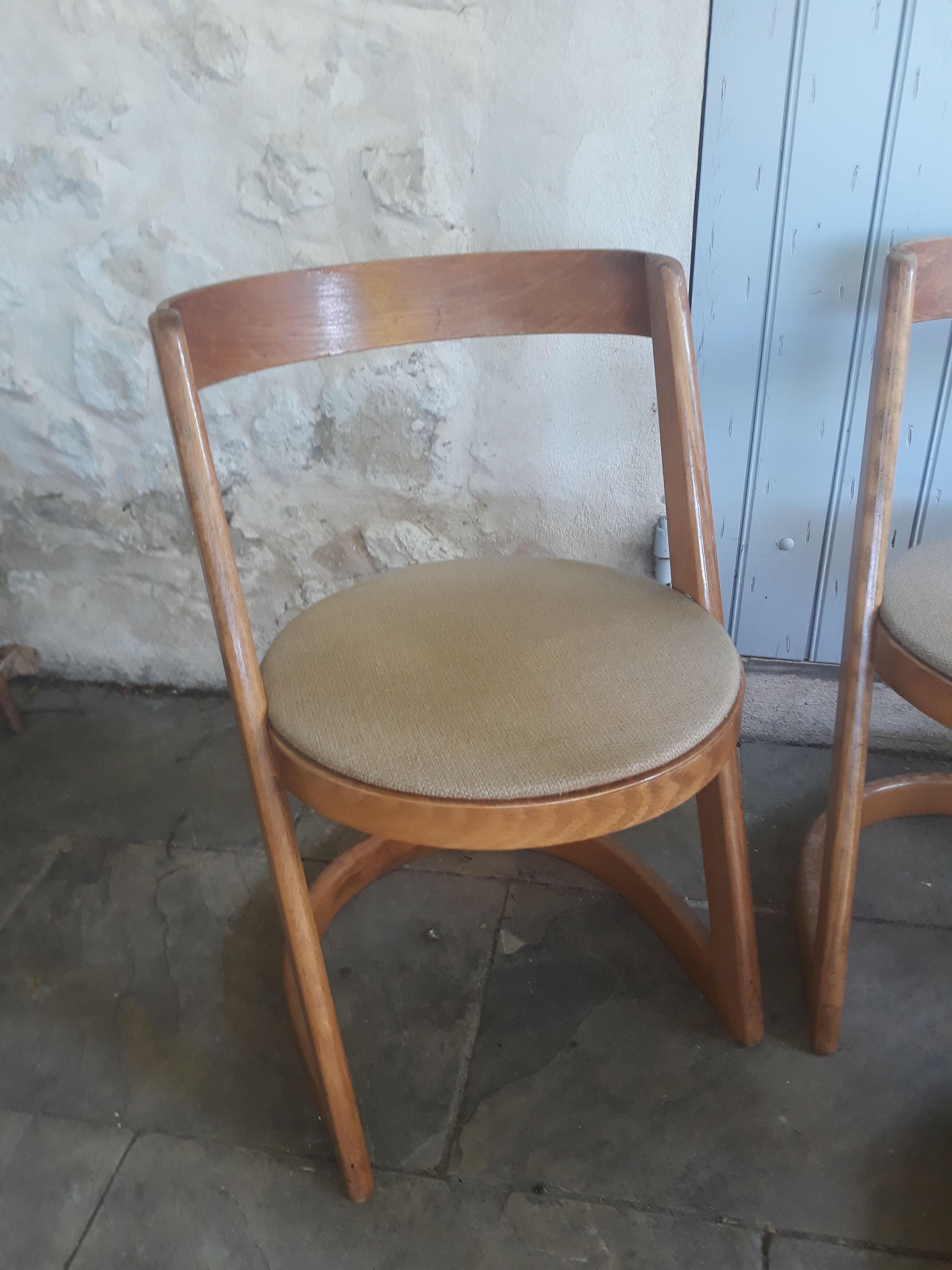 Series of 6 chairs Halfa Baumann 70