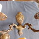 Paire d'appliques métal doré de style Louis XV
