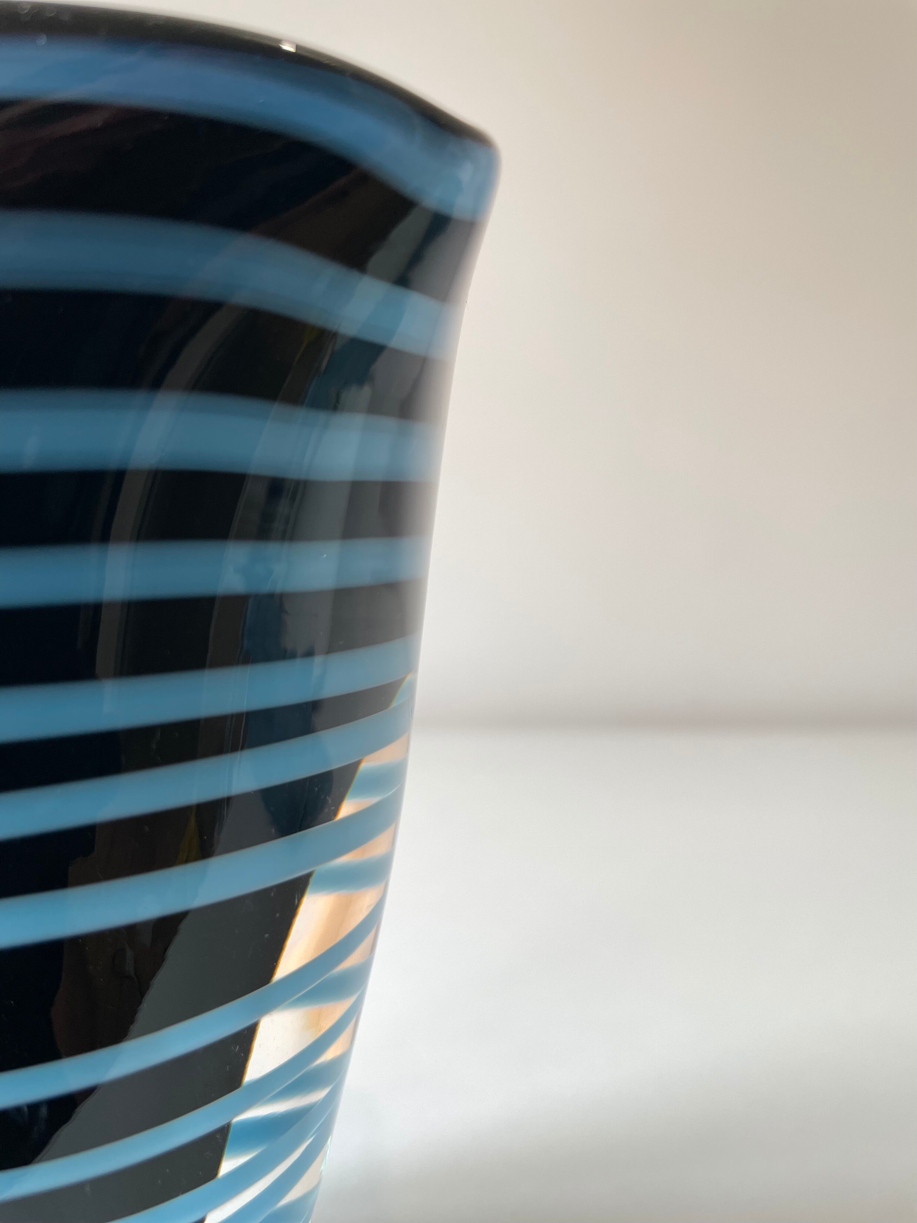 Sommerso vase, Murano, mid-20th century