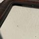 Mirror Louis Philippe period 46x39 XIXth old black brown