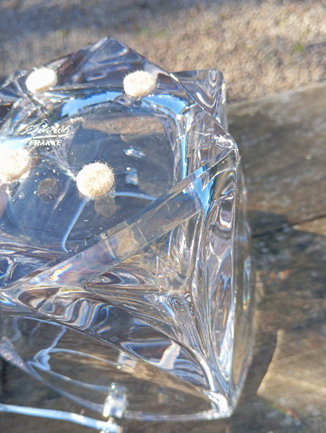Crystal ice bucket from Sèvres, France