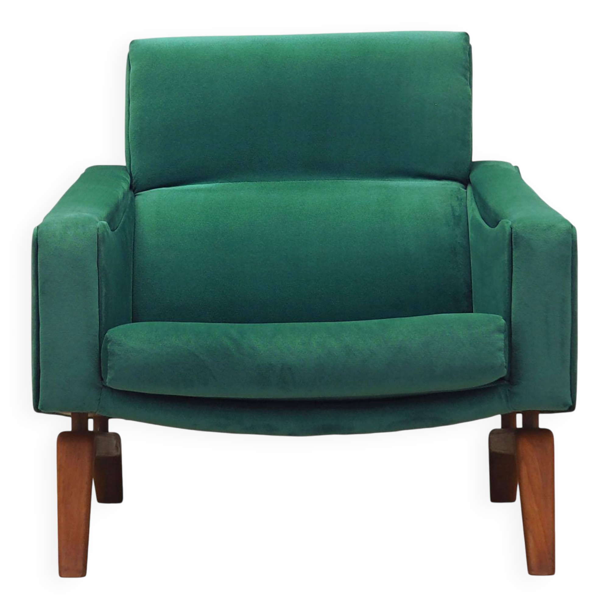 Green armchair, Danish design, 1970s, production: Denmark