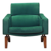 Green armchair, Danish design, 1970s, production: Denmark