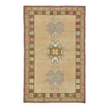 Tapis vintage anatolien turc 167 cm x 262 cm