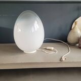 Vintage glass egg lamp