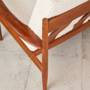 Three-seater sofa model 118 in teak by Grete Jalk, Denmark, 1950s.