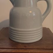 Art Deco Pichet Longwy, Celadon Green. 1930s-1940s.