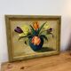 Oil painting of tulips signed Titus.