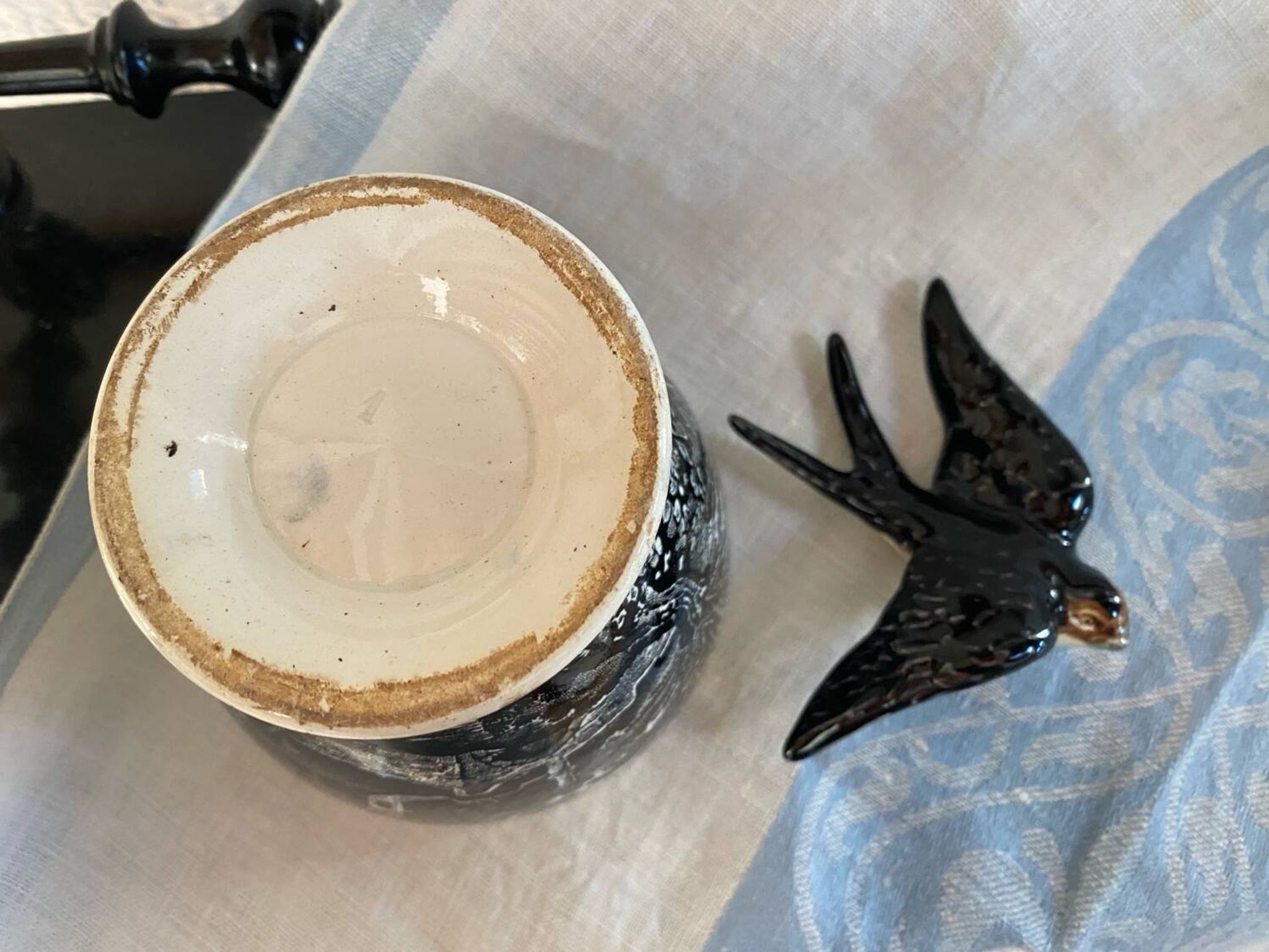English earthenware cup 19th century