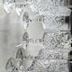 Lot 6 vintage glasses with rectangular crystal stems