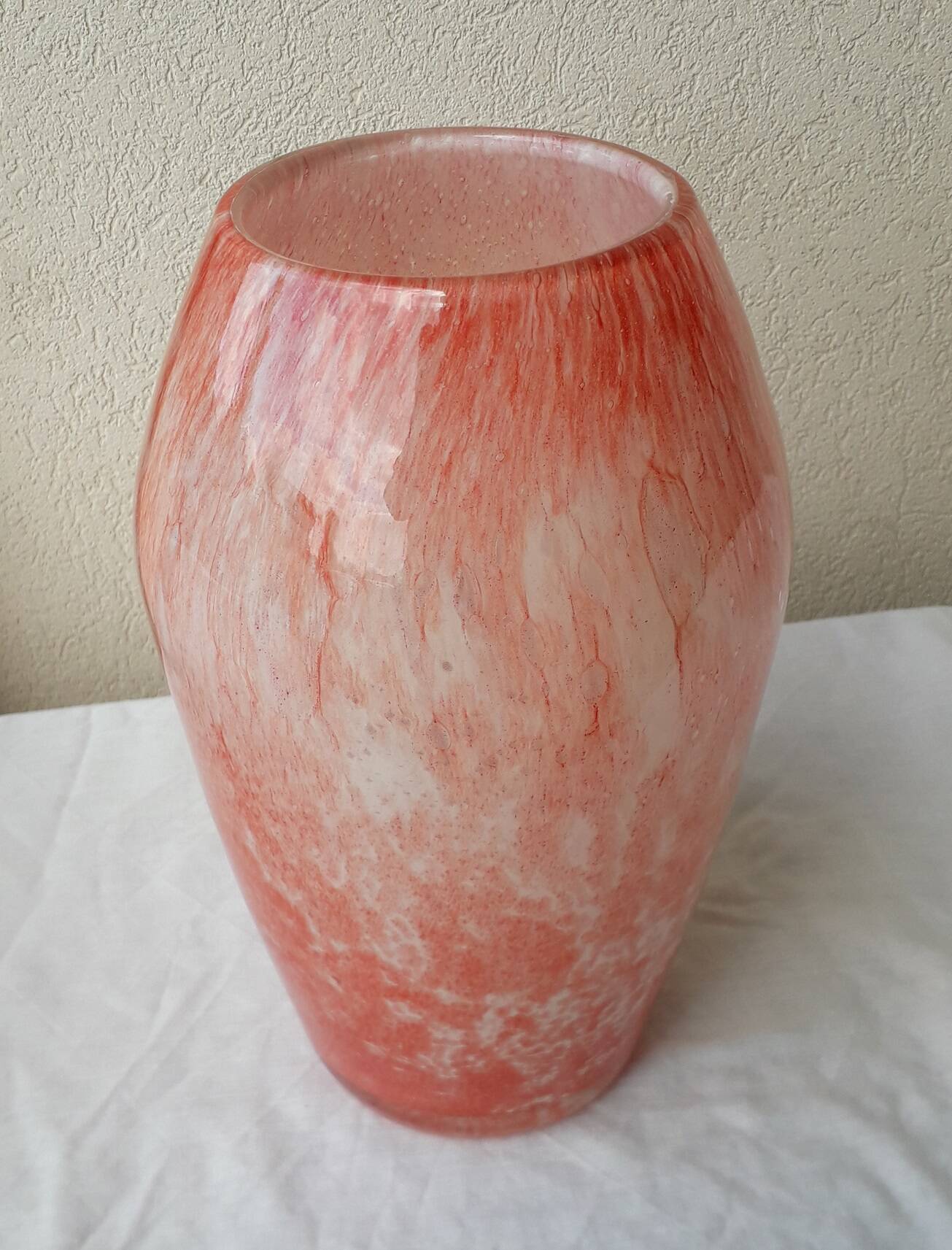 Blown glass vase