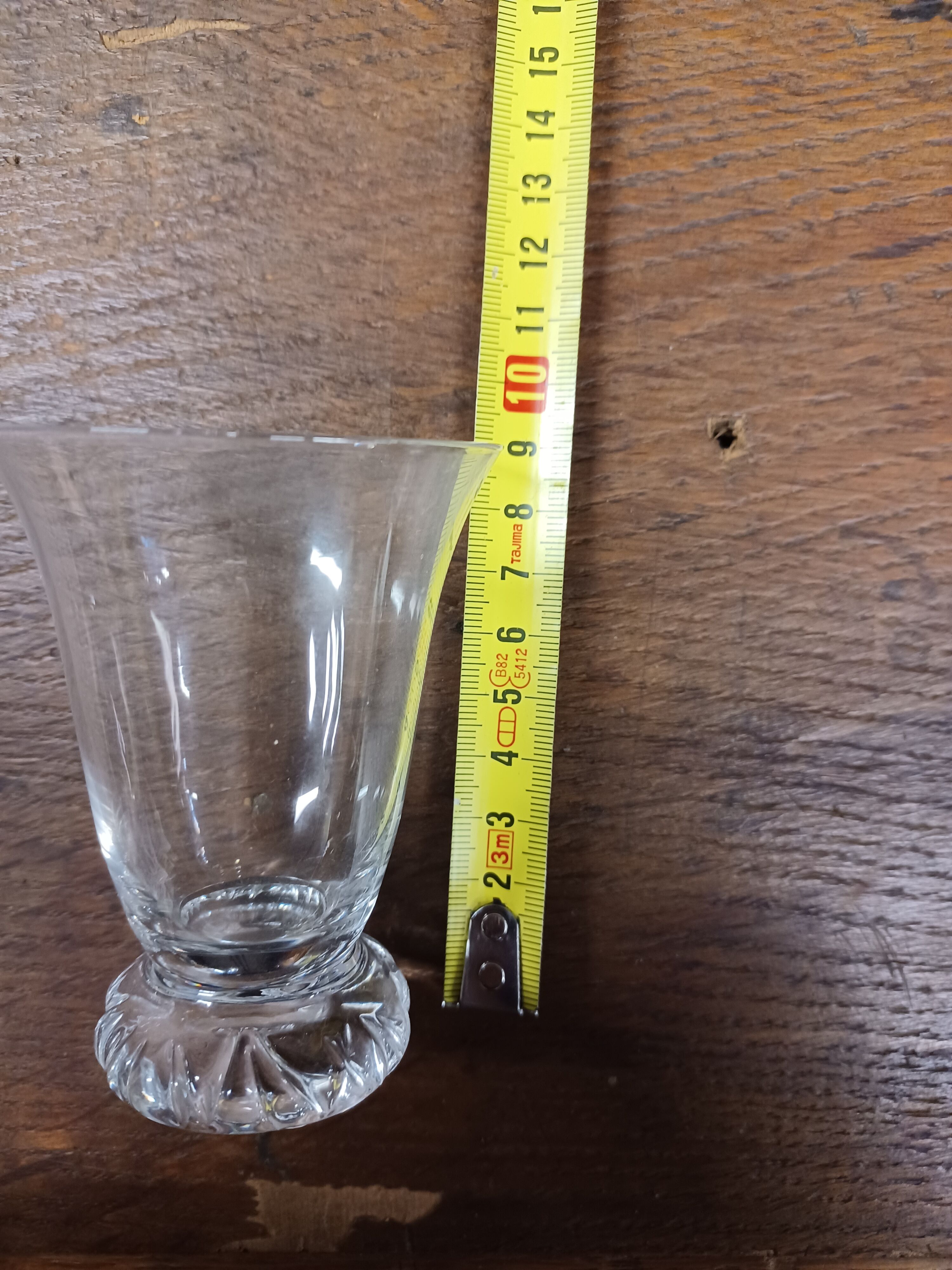 Crystal wine glasses Daum france
