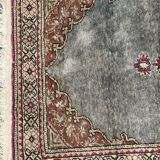 Vintage carpet in silk and cotton Kayseri Turkey 102x21cm
