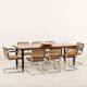 Italian extra long mid century rosewood table 1960s