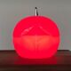 Vintage German space age glass ball pendant lamp by Peill & Putzler, 1970s.
