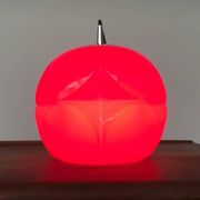 Vintage German space age glass ball pendant lamp by Peill & Putzler, 1970s.