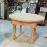 Table en bois de cèdre berbère, table basse en bois traditionnelle