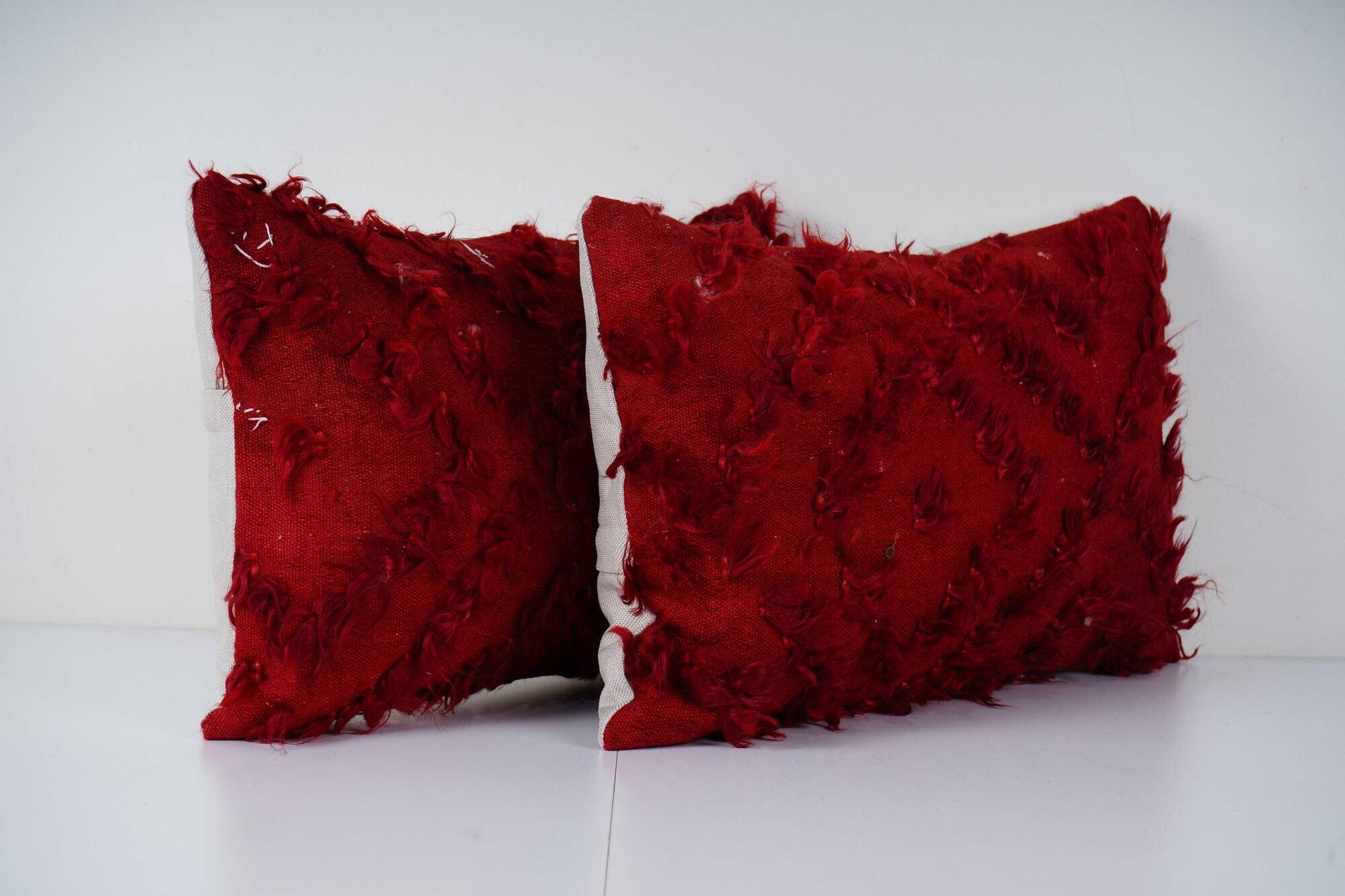 Set of 2 vintage Turkish cushion covers 33x51 cm