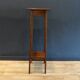 Antique oak plant table