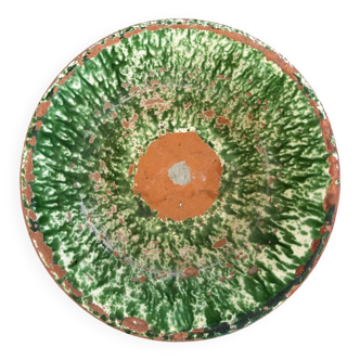 Large glazed terracotta passata bowl – Puglia, Italy – 19th century