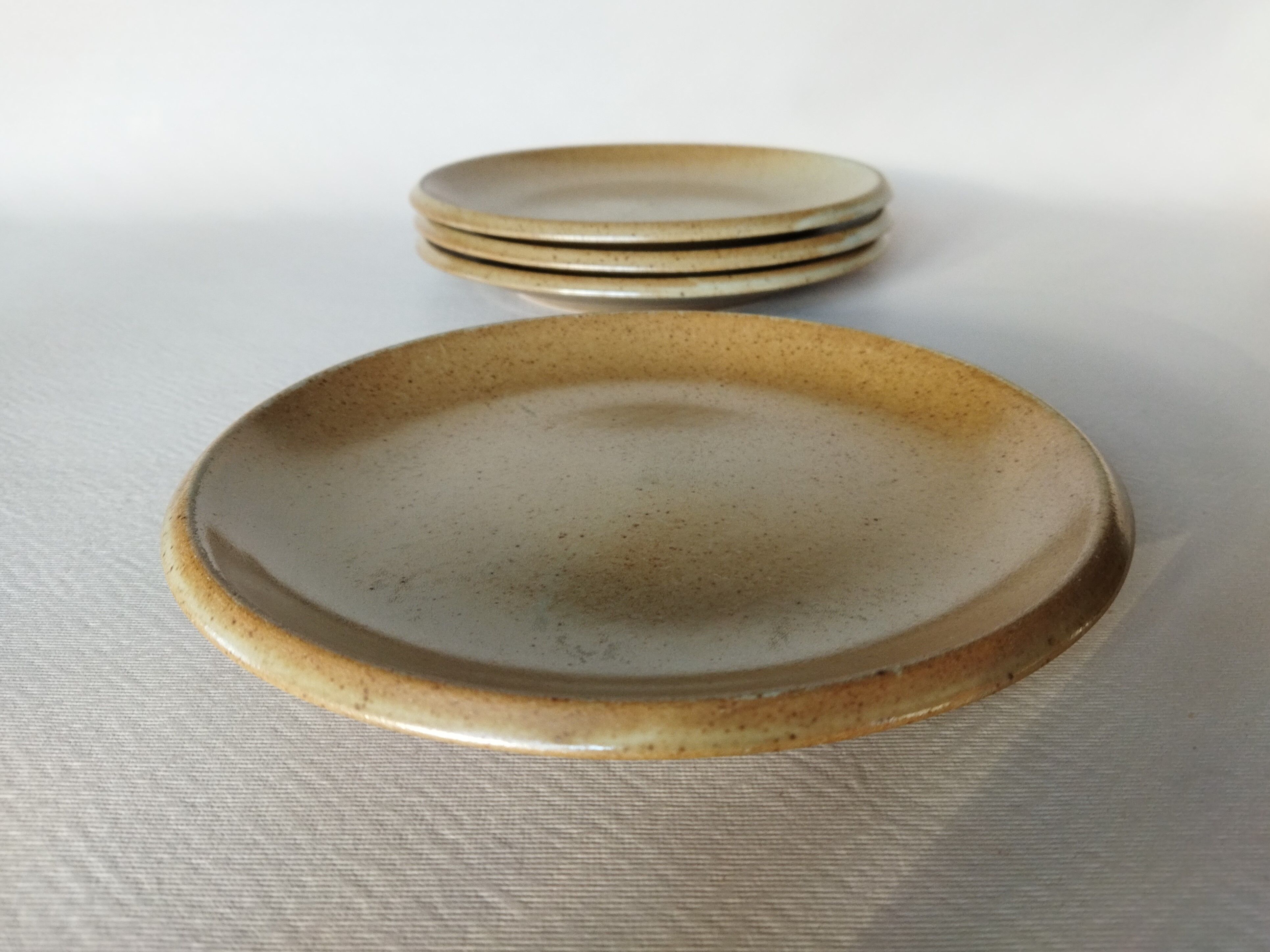 Brenne stoneware dessert plates