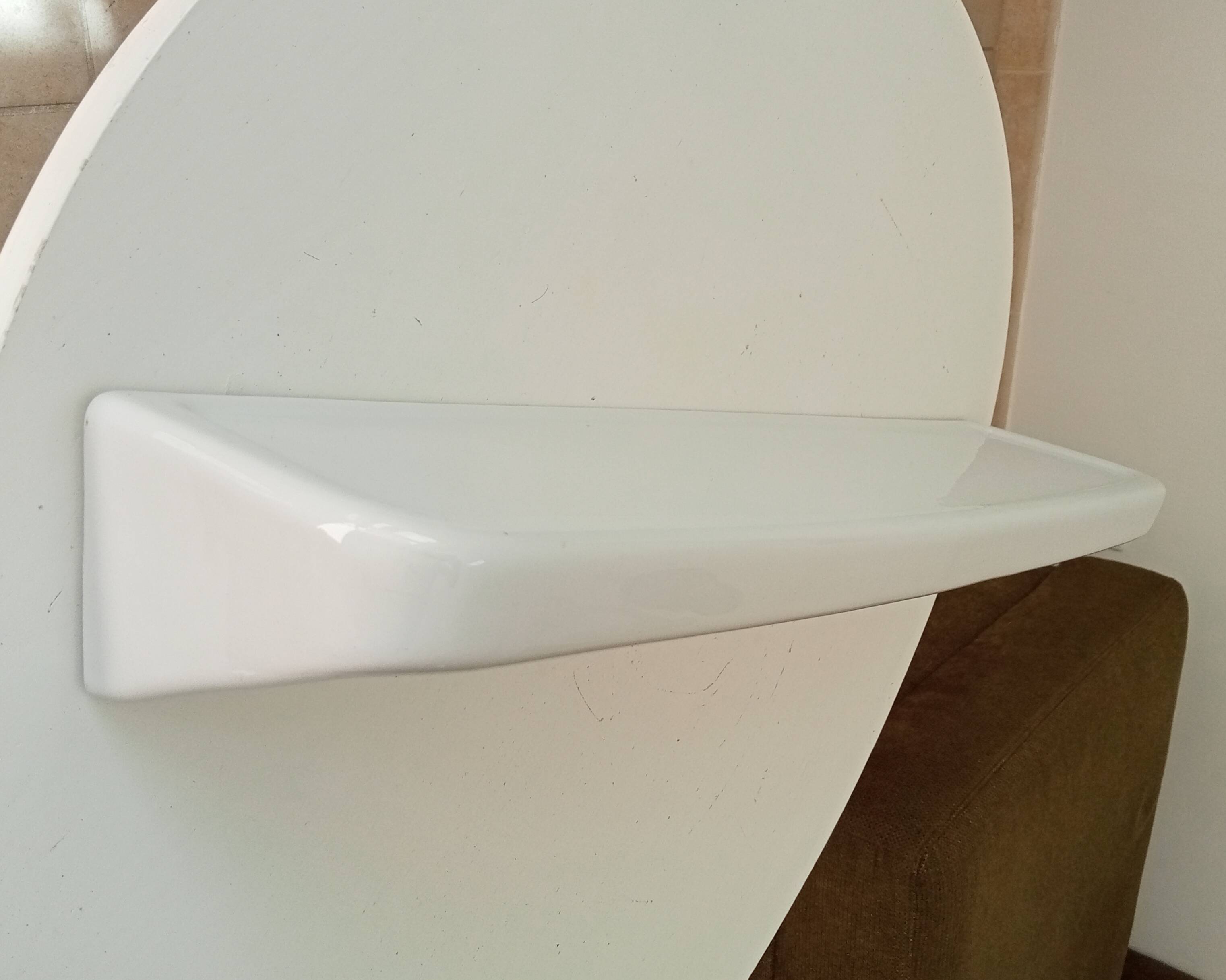 Vintage ceramic wall shelf from the 60s/70s