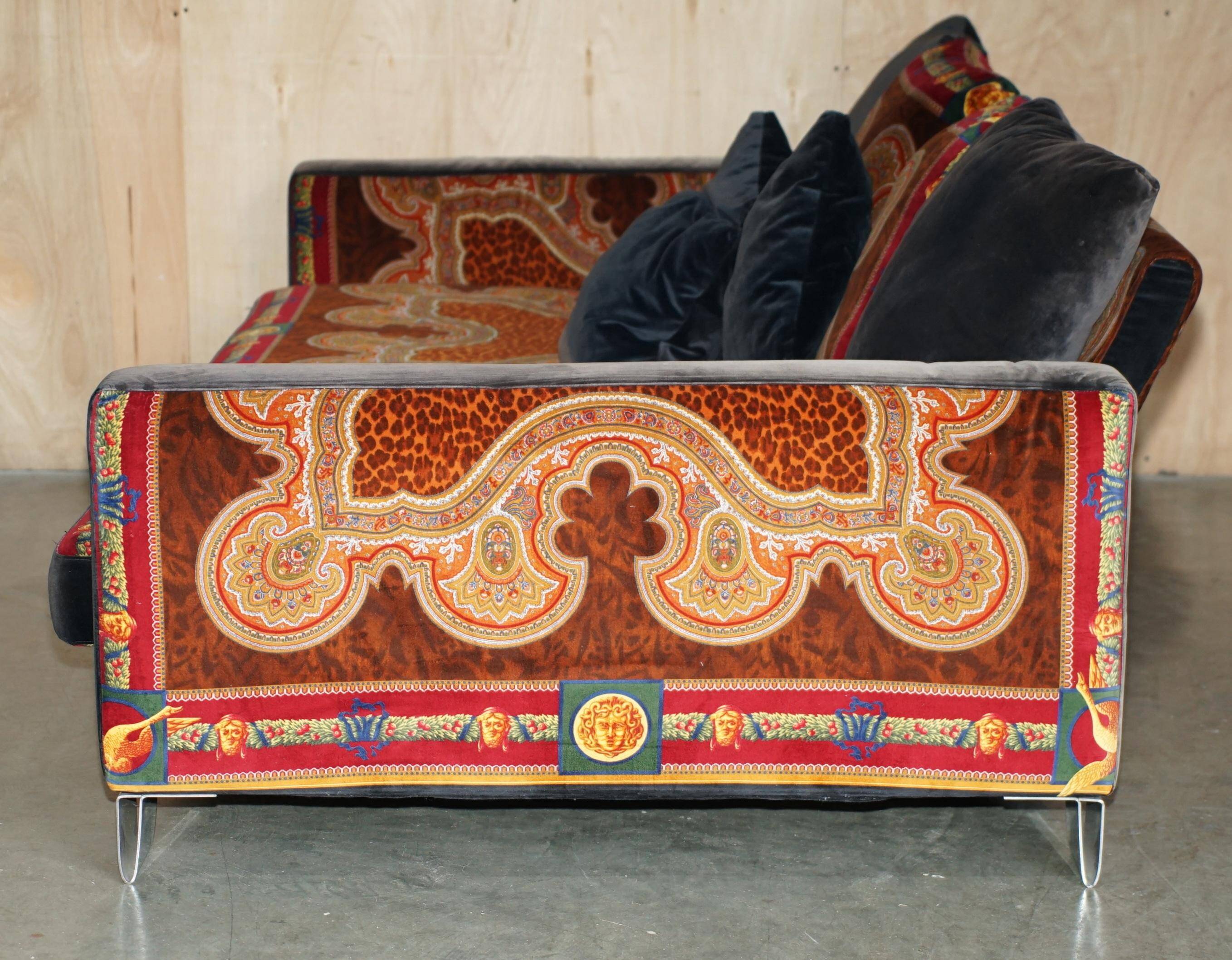 Adjustable canapé Versace 2003 by Ilian Rachov, Art Deco style
