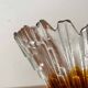 Glass bowl from the modern Revontulet series by Tauno Wirkkala for Humppila, Finland, 1960s.