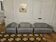 3-seater sofa, 2-seater sofa and an armchair in grey leather by Calia Italia.