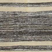 2x9 Brown Cream Striped Kilim Runner Rug, Kitchen Runner Rug, 69x272Cm