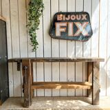 Old carpenter's workbench