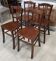 Lot de 4 chaises bistrot