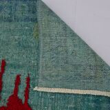 One Kind Unique Vintage Wool Carpet