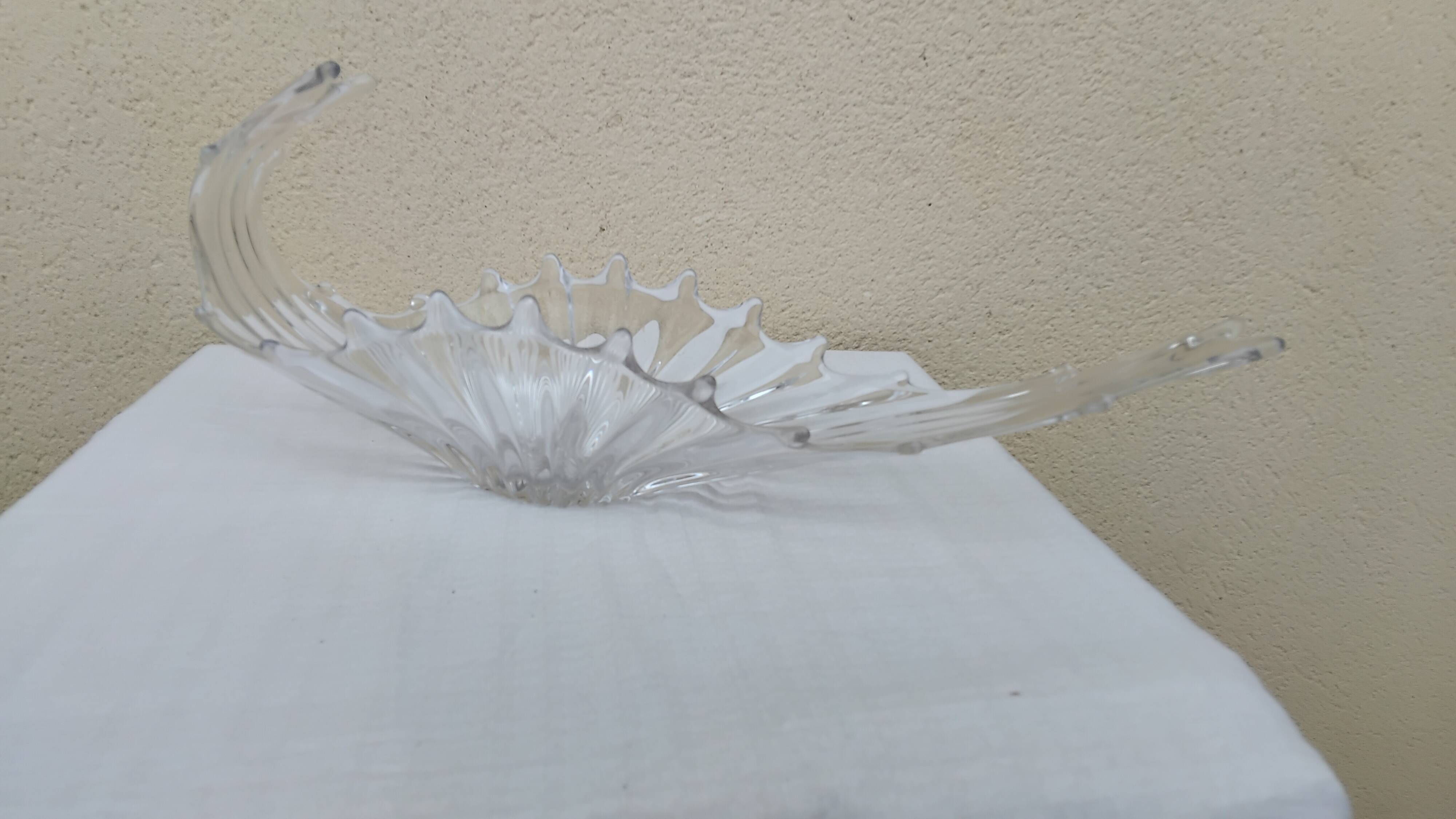Large crystal fruit bowl from the 60s