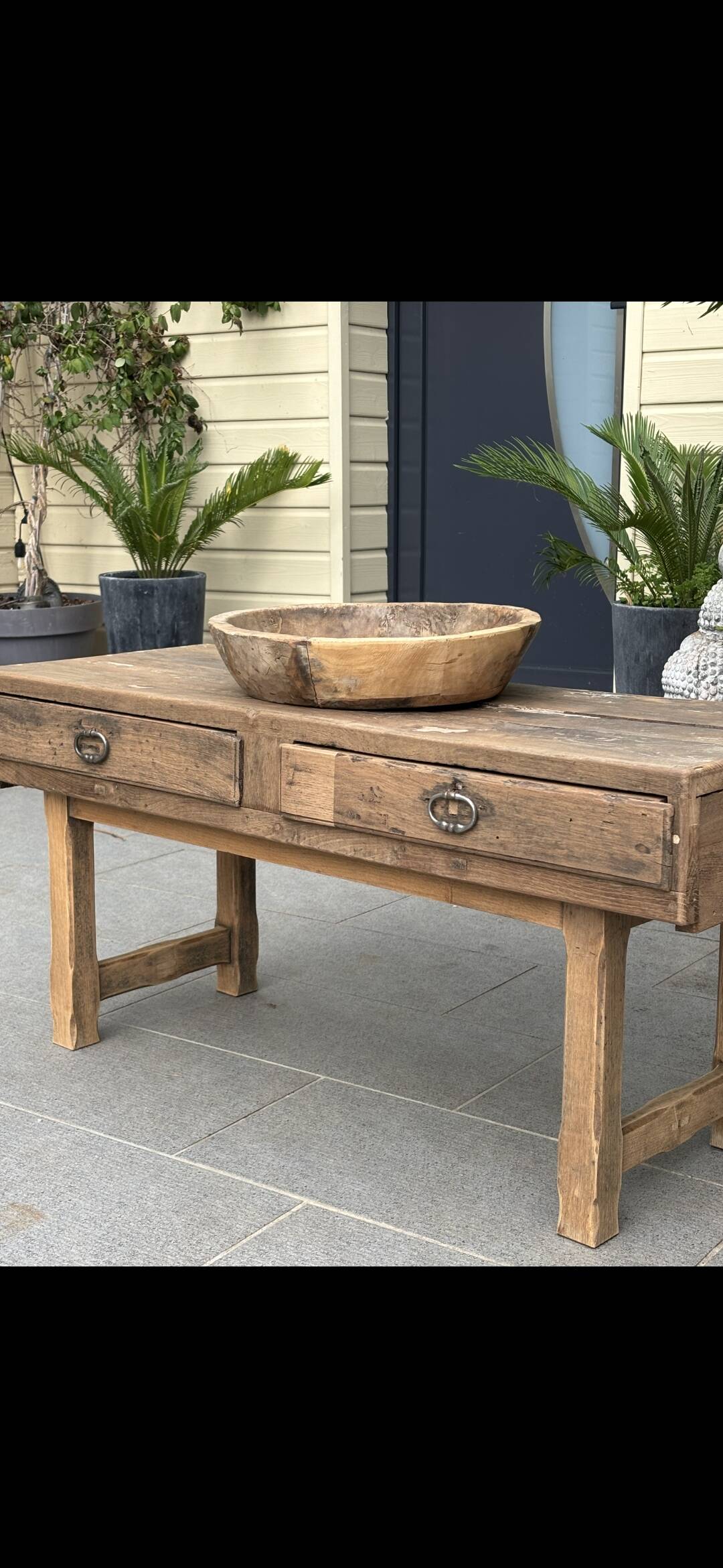 Table basse chêne