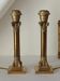 Pair of XXth century bronze lamp bases