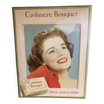 Cashmere Bouquet metal advertising sign