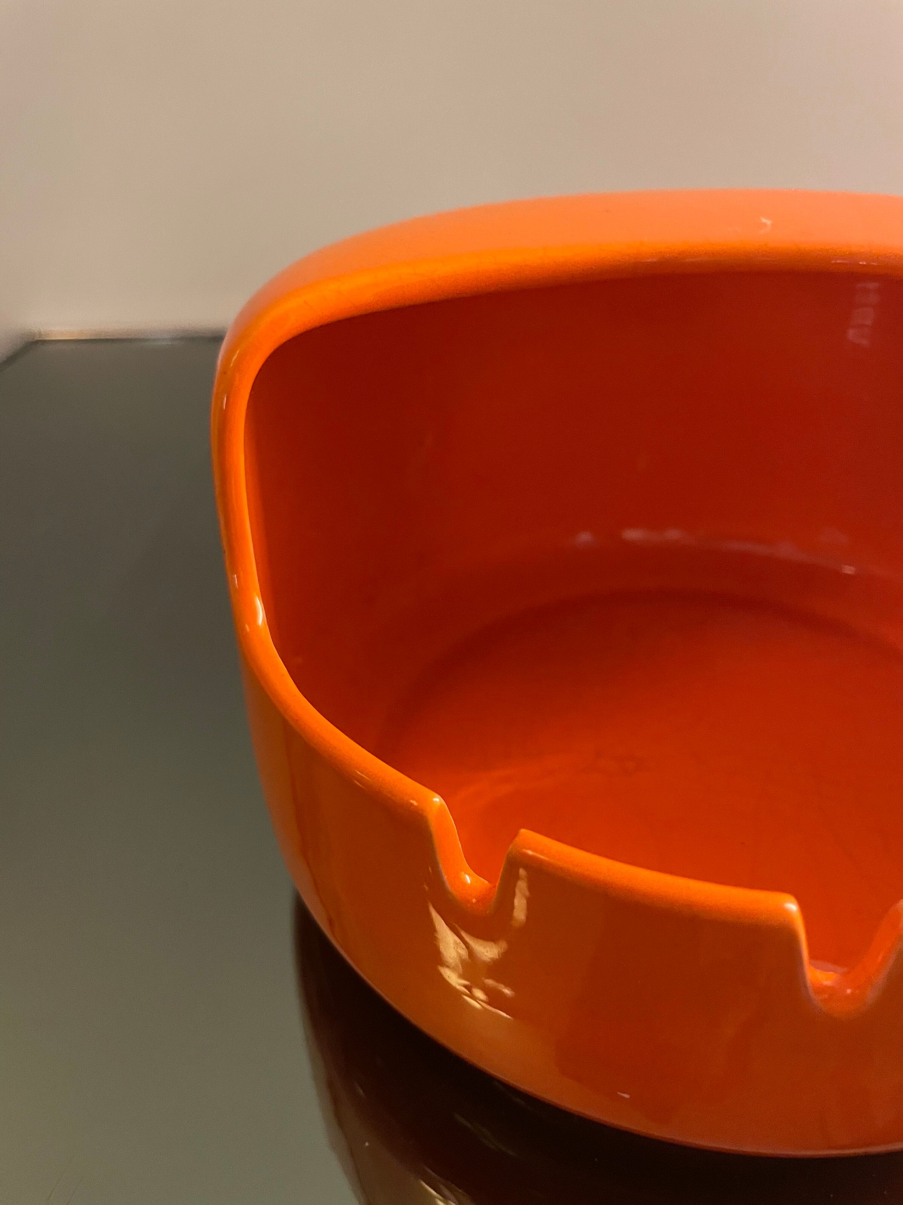 Ceramic ashtray Pino Spagnolo for Sicart, 1970s