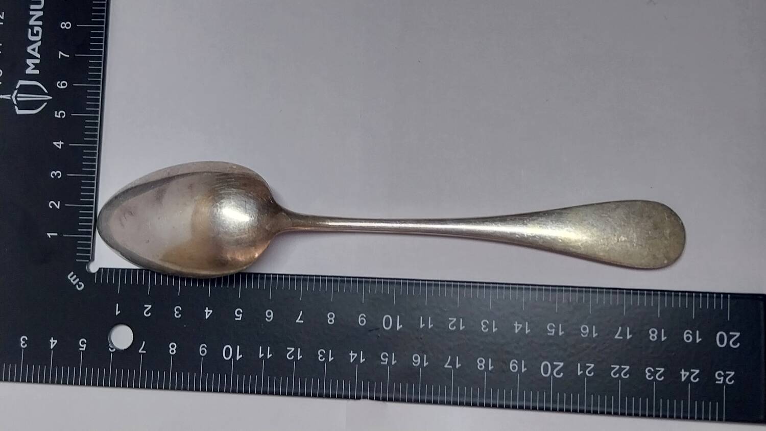 10 dessert spoons White Silver Metal
