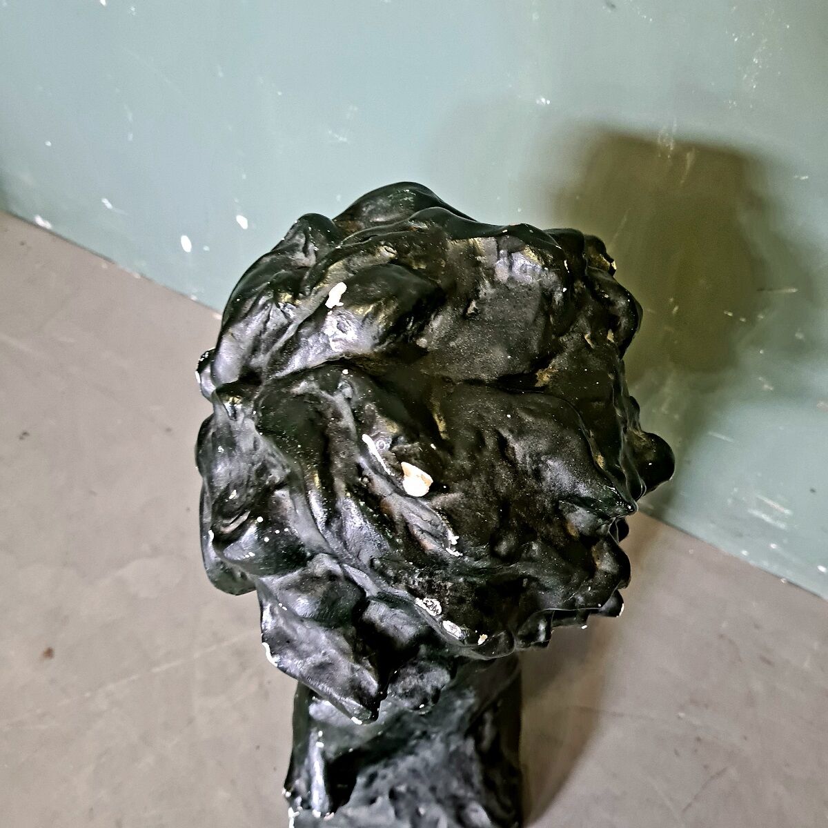 Vintage Plaster Bust Beethoven after Ugo Cipriani