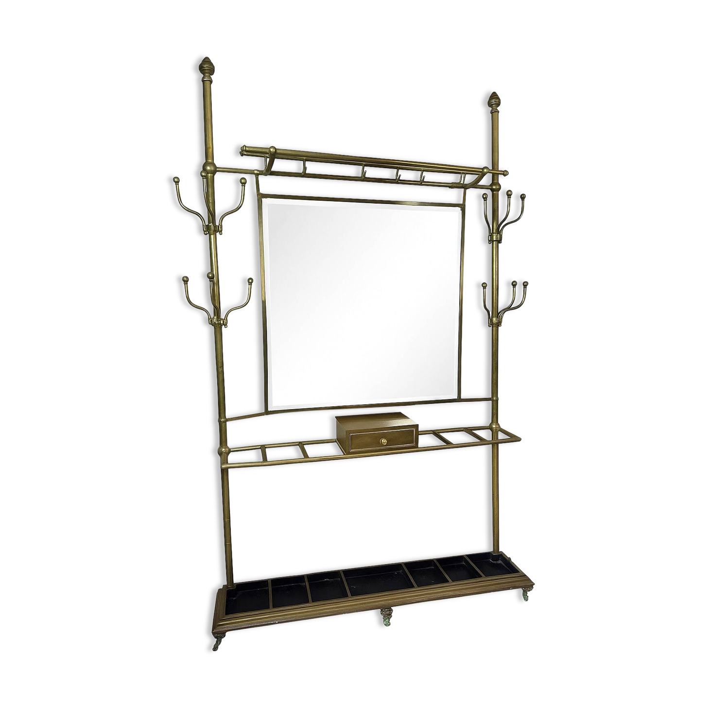 Grande patère 1900 en laiton