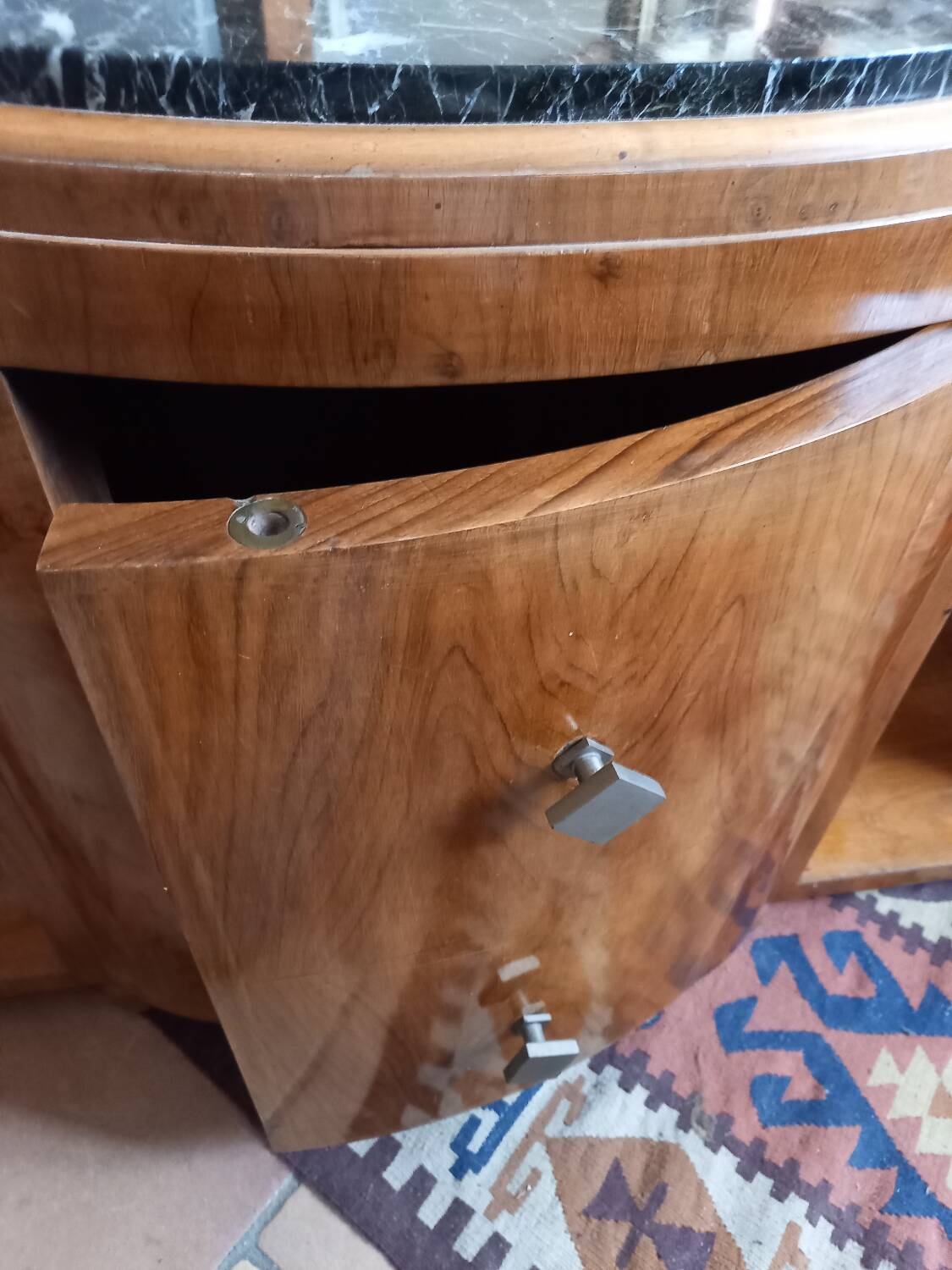 Double-sided art deco buffet or bar