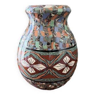 Vase céramique Jean GERBINO signé 1950-60 VALLAURIS