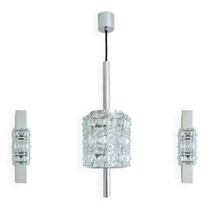 3 luminaires, appliques - lustre