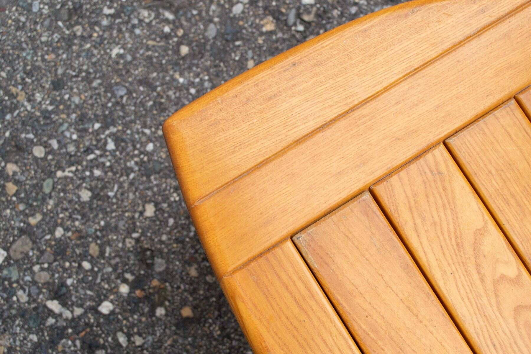 Sedia pieghevole in quercia, Italia, anni '70