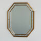 Deknudt mirrored console table and matching octagonal mirror, Belgium, 1980s